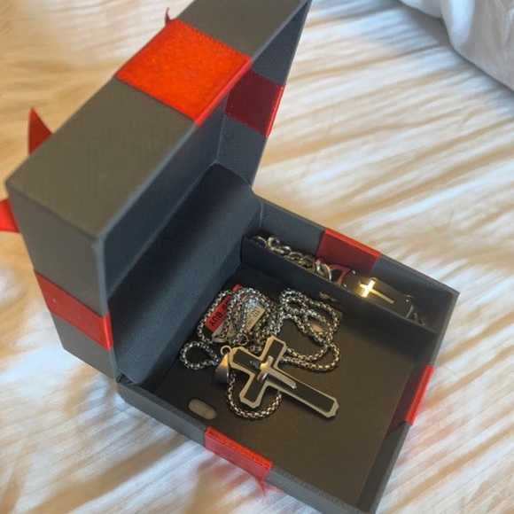 NWT JC Penny Jewelry Men’s set - Picture 2 of 4